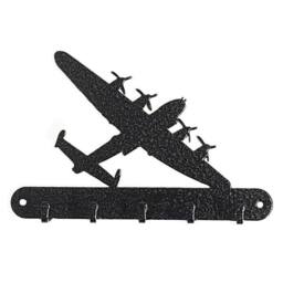 Poppyforge Lancaster Key Holder - No Text - L15 x H9 cm - Antique Black
