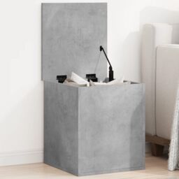 Berkfield Home Storage Box Concrete Grey 40x42x46 cm Engineered Wood - Size: 40 x 42 x 46 cm - thumbnail 1