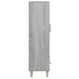 Berkfield Home Highboard Grey Sonoma 70x31x115 cm Engineered Wood - Size: 70 x 31 x 115 cm - thumbnail 7