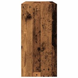 Berkfield Home Sideboard Old Wood 102x37x75.5 cm Engineered Wood in Brown - thumbnail 5