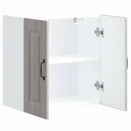 Berkfield Home Kitchen Wall Cabinet Kalmar Grey Sonoma Engineered Wood - thumbnail 6