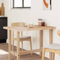 Berkfield Home Table Top Rectangular 120x70x4 cm Solid Wood Acacia in Brown - Size: 120 x 70 x 4 cm - thumbnail 4