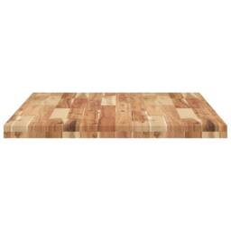 Berkfield Home Table Top Rectangular 120x70x4 cm Solid Wood Acacia in Brown - Size: 120 x 70 x 4 cm - thumbnail 7