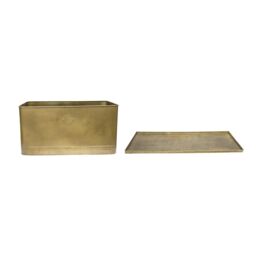 Royal Botanic Gardens Kew Kew Aged Brass Regency Outdoor Planter 62Cm - Premium Quality - 2 Other Sizes Available - 3 Year Warranty - Detachable - thumbnail 5