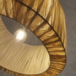 CGC Lighting Tove Straw Paper Large Easy Fit Hand Made Lampshade in Natural - thumbnail 5