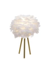 Elegant Feather Design Bedside Table Lamp - thumbnail 4