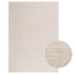 Berkfield Home Rug ZIZUR Cream 120x170 cm Jute Look Indoor & Outdoor - Size: Medium - thumbnail 2