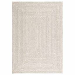 Berkfield Home Rug ZIZUR Cream 120x170 cm Jute Look Indoor & Outdoor - Size: Medium - thumbnail 3