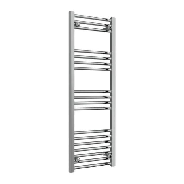 Bathroom Kingdom Capo Chrome Straight Heated Towel Rail 1200x400 in Silver - image 1