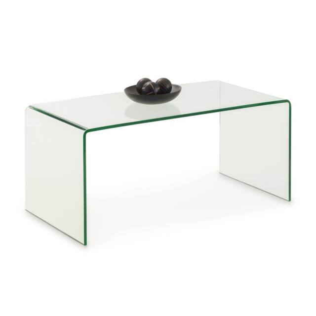 Cheshire Caledon Bent Glass Coffee Table in Clear - image 1