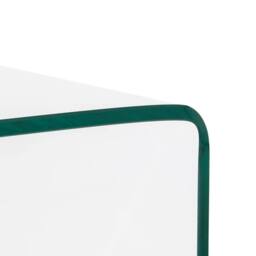 Cheshire Caledon Bent Glass Coffee Table in Clear - thumbnail 5