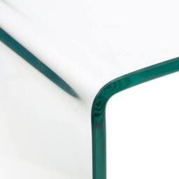 Cheshire Caledon Bent Glass Coffee Table in Clear - thumbnail 6