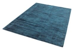 The Rug Shop UK Handmade Luxurious Modern Plain Easy To Clean Area Rug in Teal - Size: 160 cm x 230 cm - thumbnail 4