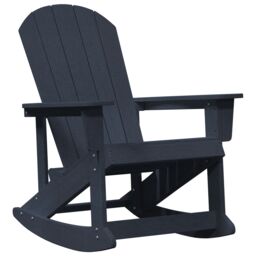 Berkfield Home Adirondack Rocking Chairs 2 pcs Navy blue 73.5 x 92 x 90 cm - thumbnail 4