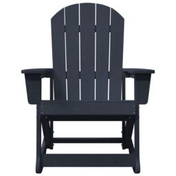 Berkfield Home Adirondack Rocking Chairs 2 pcs Navy blue 73.5 x 92 x 90 cm - thumbnail 5