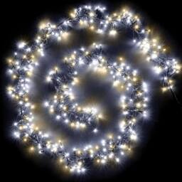 Shatchi 480 Christmas Tree Cluster Warm & Cool White Lights Multifunction 8 Light Modes in Yellow - thumbnail 2