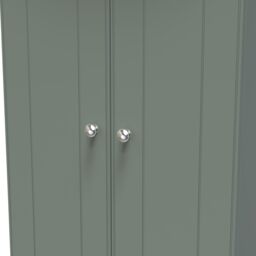 Ready Assembled 2 U Albert 2 Door Midi Wardrobe (Ready Assembled) in Pale Green - thumbnail 4