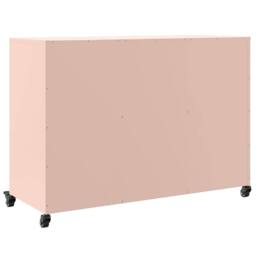Berkfield Home Sideboard Pink 100.5x39x72 cm Steel - thumbnail 8
