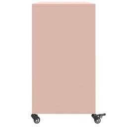 Berkfield Home Sideboard Pink 100.5x39x72 cm Steel - thumbnail 7