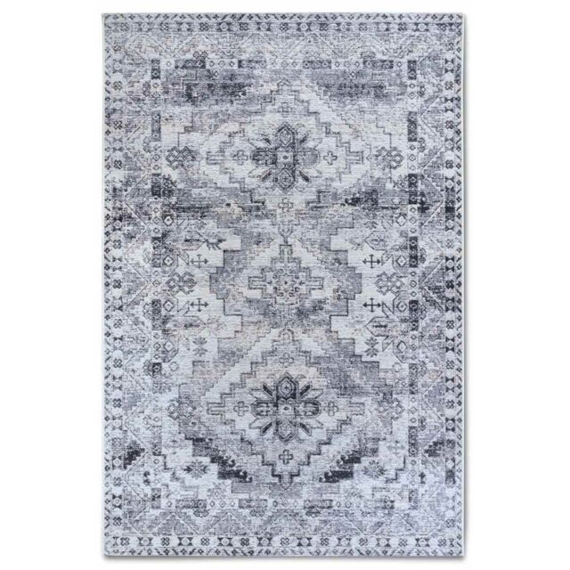THE RUGS Villeroy & Boch Domenique Rug - Indoor Outdoor, UV Resistant Flatweave in Grey - Size: 200 cm x 280 cm - image 1