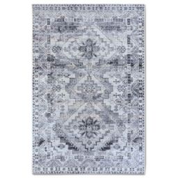 THE RUGS Villeroy & Boch Domenique Rug - Indoor Outdoor, UV Resistant Flatweave in Grey - Size: 200 cm x 280 cm