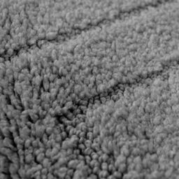 Allure Bath Fashions Two Piece Non-Slip Bath Mat & Pedestal Mat Set in Mid Grey - thumbnail 2