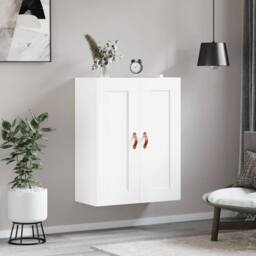 Berkfield Home Wall Mounted Cabinet White 69.5x34x90 cm Engineered Wood
