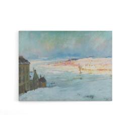 "Artery8 Maurice Cullen Levis From Quebec Canvas Wall Art Print in Blue - Size: W18"" x H24""" - thumbnail 1