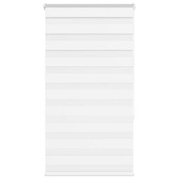 Berkfield Home Zebra Blind White 90x150 cm Fabric Width 85.9 cm Polyester