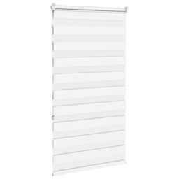 Berkfield Home Zebra Blind White 90x150 cm Fabric Width 85.9 cm Polyester - thumbnail 4