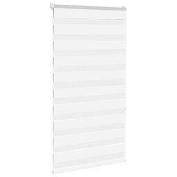 Berkfield Home Zebra Blind White 90x150 cm Fabric Width 85.9 cm Polyester - thumbnail 3