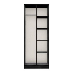 Ready Assembled 2 U Fuji Open Wardrobe (Ready Assembled) in Walnut