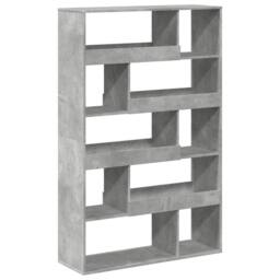 Berkfield Home Bookcase Concrete Grey 100x33x156.5 cm Engineered Wood - thumbnail 6
