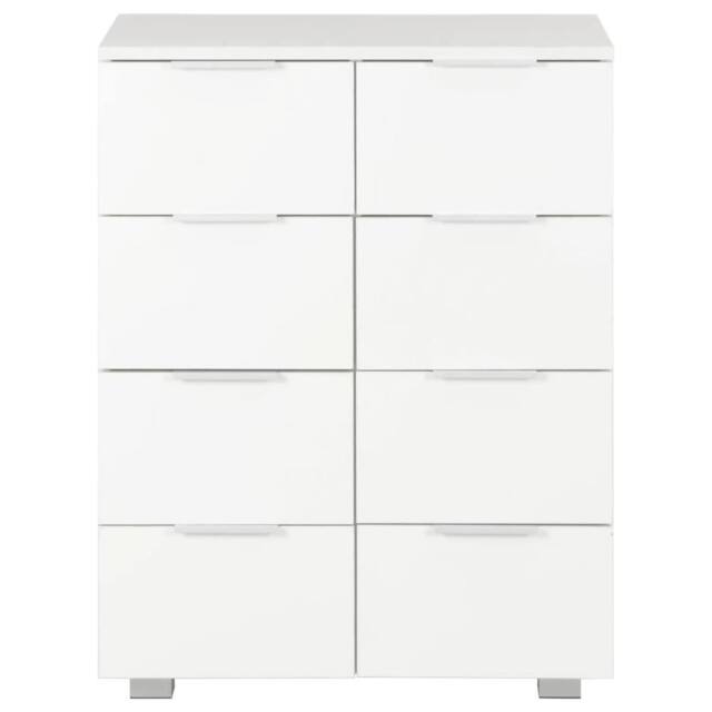 Berkfield Home Sideboard High Gloss White 60x35x80 cm Engineered Wood - Size: 60 x 35 x 80 cm - image 1