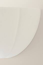 ValueLights Leonardo Scallop Curve Ceramic Flush Wall Sconce Light in Nude - thumbnail 5