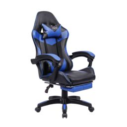 Neo GTB Gaming Chair with Massage & Footrest in Blue - thumbnail 2