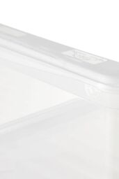 Keeeper Set of 3 Storage Boxes with Lid & Air Control System 18 Litre in Clear - thumbnail 4