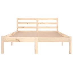 Berkfield Home Day Bed Solid Wood Pine 120x200 cm in Brown - Size: Small Double - thumbnail 4