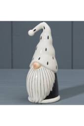 KDMD Black & White Ceramic Santa - Extra Large - thumbnail 2