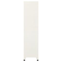Berkfield Home Locker Cabinet Grey & Blue 90x45x180 cm Steel - Size: 90 x 45 x 180 cm - thumbnail 4