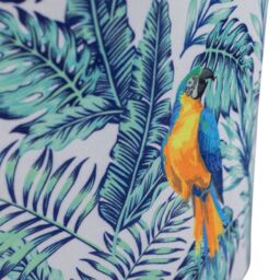 First Choice Lighting Parrot - Velvet Parrot Design 30cm Pendant or Table Lamp Shade in Blue - thumbnail 7