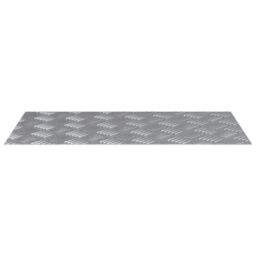 Berkfield Home Aluminum Checker Plates 2 Pack Anti-Slip 70x40 cm in Silver - Size: Medium - thumbnail 3
