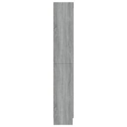 Berkfield Home Vitrine Cabinet Grey Sonoma 82.5x30.5x185.5 cm Engineered Wood - thumbnail 4