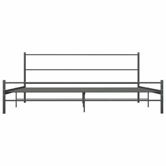 Berkfield Home Comfortable Bed Frame Grey Metal 180x200 cm Super King - image 1
