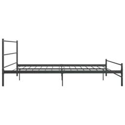 Berkfield Home Comfortable Bed Frame Grey Metal 180x200 cm Super King - thumbnail 4