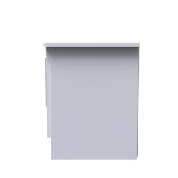 Ready Assembled 2 U Carlton Compact 2 Door TV & Media Unit (Ready Assembled) in White - Size: Medium - thumbnail 2