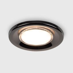 ValueLights Downlight Fire Rated Ceiling Light Fitting 4 Pack in Black - thumbnail 3
