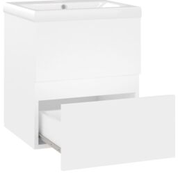 Berkfield Home Sink Cabinet with Built-in Basin White Engineered Wood - thumbnail 4
