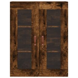 Berkfield Home Highboard Smoked Oak 69.5x34x180 cm Engineered Wood in Brown - thumbnail 6