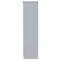 Ready Assembled 2 U Windsor Tall Double Hanging Wardrobe (Ready Assembled) in Mid Grey - thumbnail 2